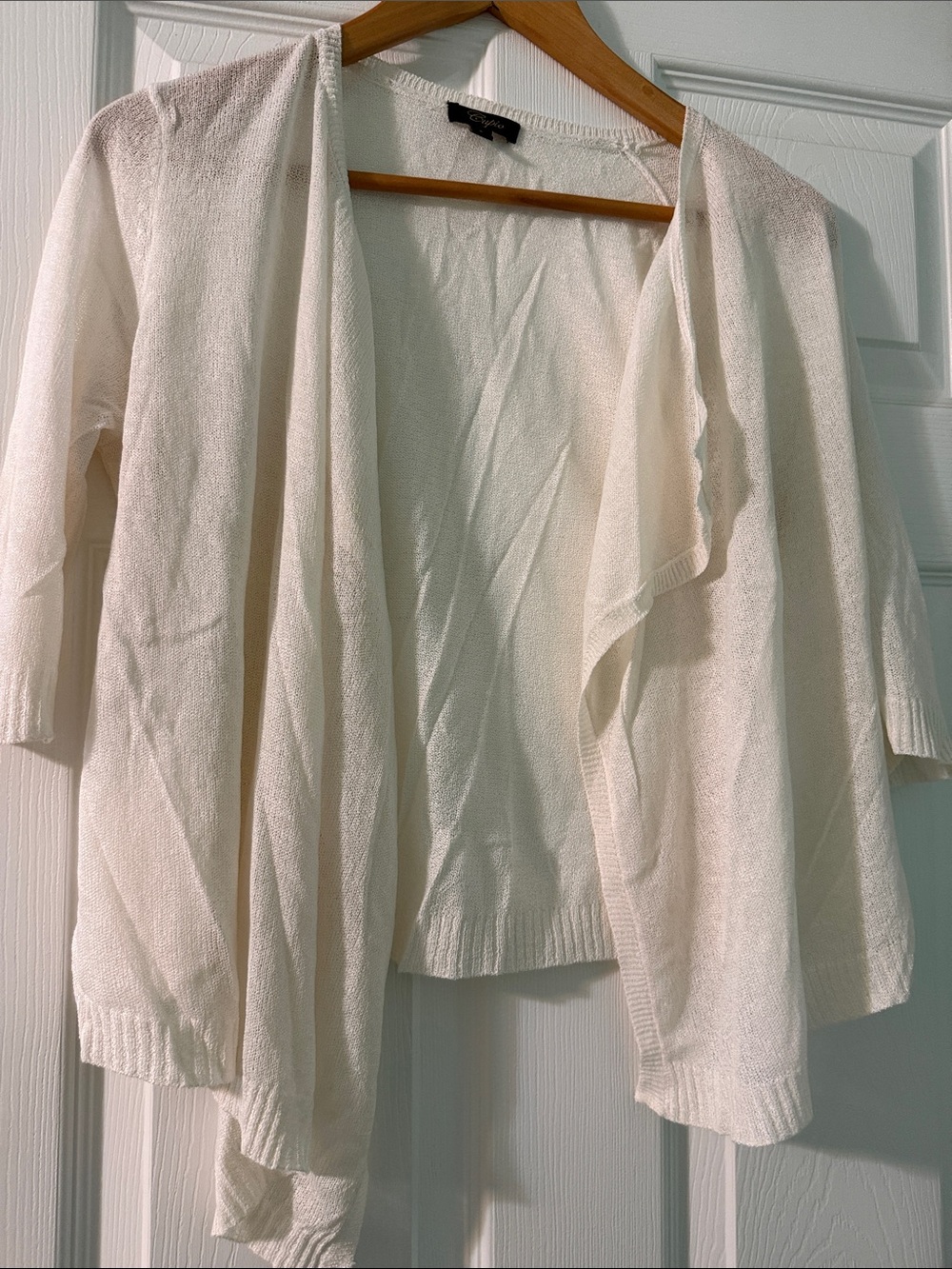 Cream light weight cardigan